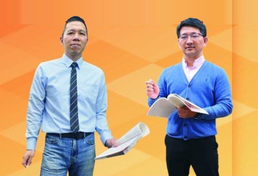 邴起浩老師與崔子豪老師合照